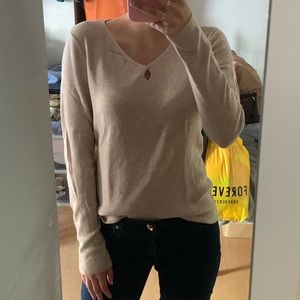 "Ann Taylor" Beige/Tan Sweater, Size M Women